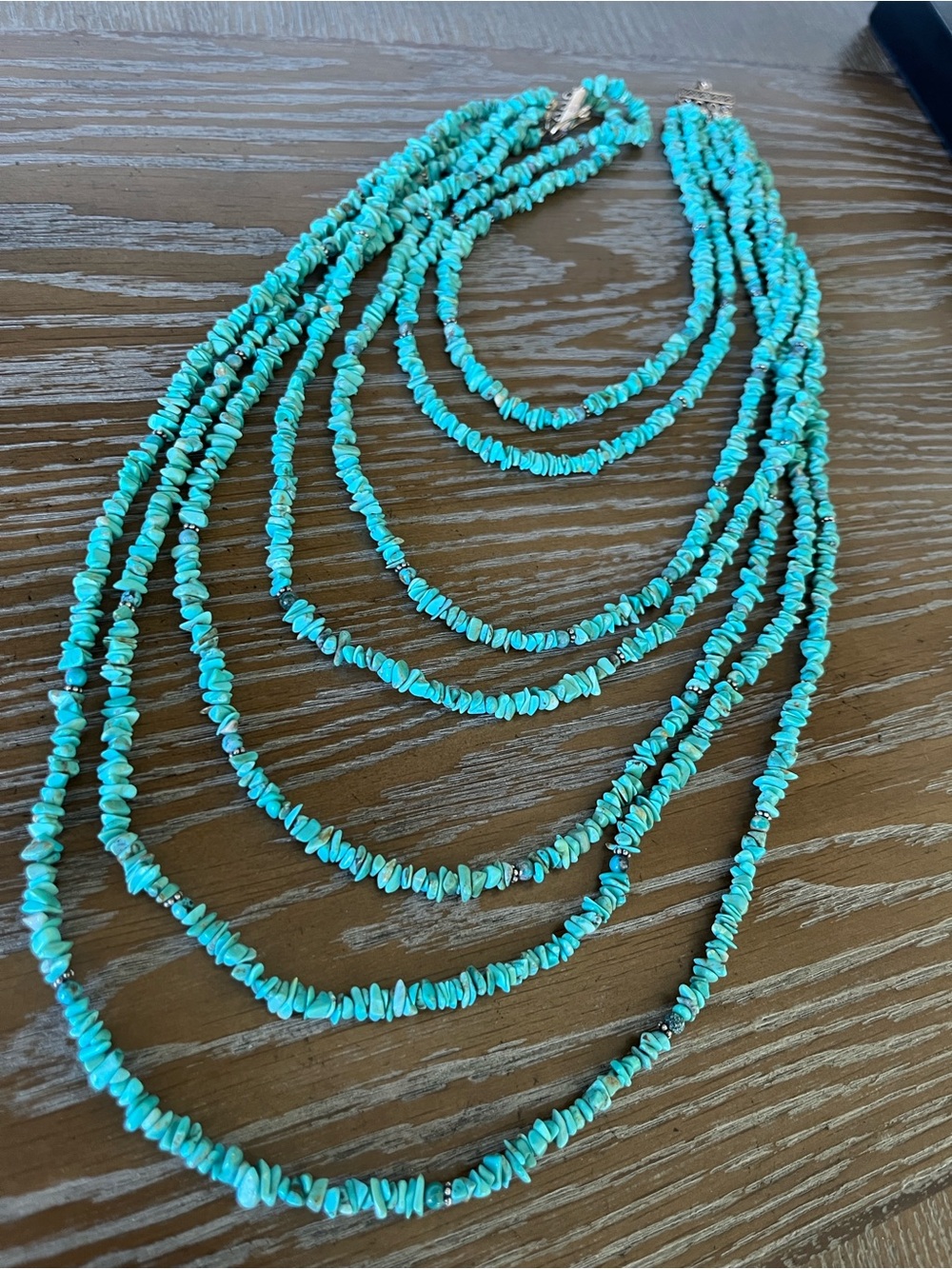 Paige Wallace Turquoise Bib Necklace